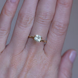 40% OFF 1.24CT SQUARE CUSHION MONTANA SAPPHIRE, LIGHT MINTY GREEN, 6X6X4.14MM