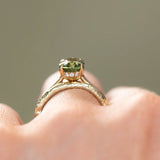 Hidden Diamond Halo 4 Prongs, Stackable - Setting