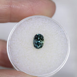 1.32CT OVAL SONGEAN SAPPHIRE, TEAL COLOR SHIFTING TO PURPLE, 7.02X5.10X4.93MM