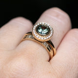 Vintage Milgrain Straight Diamond Band