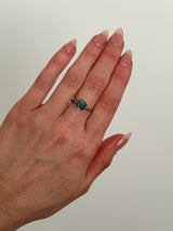 1.94CT ELONGATED CUSHION MONTANA SAPPHIRE, OCEAN BLUE TEAL, 7.62X6.32X4.84MM, UNTREATED