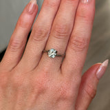 1.67CT OVAL MONTANA SAPPHIRE, PARTI LIGHT BLUE YELLOW, 7.3X6.1MM