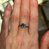 1.36CT PEAR MONTANA SAPPHIRE, PARTI BLUE WHITE, 7.76X6.42X3.89MM, UNTREATED