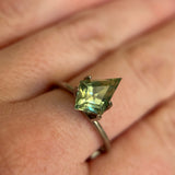 2.53CT MADAGASCAR KITE SAPPHIRE, PARTI GREEN BLUE YELLOW, 11.5X8.1X5.4MM, EARLY ACCESS