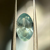 2.54CT MOVAL MONTANA SAPPHIRE, AQUA BLUE TEAL, 10.6X6.69X4.69MM, UNTREATED