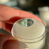 2.54CT MOVAL MONTANA SAPPHIRE, AQUA BLUE TEAL, 10.6X6.69X4.69MM, UNTREATED