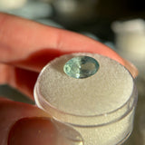 2.54CT MOVAL MONTANA SAPPHIRE, AQUA BLUE TEAL, 10.6X6.69X4.69MM, UNTREATED