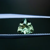 1.00CT TRILLION AUSTRALIAN SAPPHIRE, LIGHT GREEN WITH YELLOW, 6.23X3.80MM, UNTREATED EARLY ACCESS