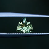 1.00CT TRILLION AUSTRALIAN SAPPHIRE, LIGHT GREEN WITH YELLOW, 6.23X3.80MM, UNTREATED EARLY ACCESS
