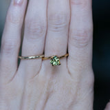 1.00CT TRILLION AUSTRALIAN SAPPHIRE, LIGHT GREEN WITH YELLOW, 6.23X3.80MM, UNTREATED EARLY ACCESS