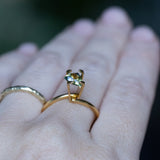 1.00CT TRILLION AUSTRALIAN SAPPHIRE, LIGHT GREEN WITH YELLOW, 6.23X3.80MM, UNTREATED EARLY ACCESS