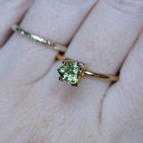 1.00CT TRILLION AUSTRALIAN SAPPHIRE, LIGHT GREEN WITH YELLOW, 6.23X3.80MM, UNTREATED EARLY ACCESS