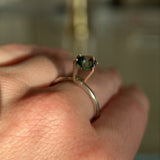 1.79CT MADAGASCAR PEAR SAPPHIRE, PARTI GREEN BLUE YELLOW, 7.69X6.33X5MM, UNTREATED