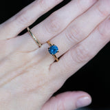 1.61CT PRECISION CUT ELONGATED FANCY CUSHION MONTANA SAPPHIRE, VIBRANT ROYAL BLUE, 7X6X4.2MM EARLY ACCESS