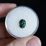 1.63CT OVAL SONGEAN SAPPHIRE, TEAL COLOR SHIFTING TO PURPLE, 8.03X5.90X4MM, UNTREATED EARLY ACCESS