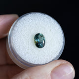 1.63CT OVAL SONGEAN SAPPHIRE, TEAL COLOR SHIFTING TO PURPLE, 8.03X5.90X4MM, UNTREATED EARLY ACCESS