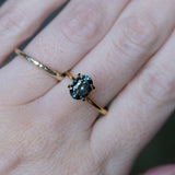 1.63CT OVAL SONGEAN SAPPHIRE, TEAL COLOR SHIFTING TO PURPLE, 8.03X5.90X4MM, UNTREATED EARLY ACCESS