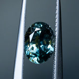1.63CT OVAL SONGEAN SAPPHIRE, TEAL COLOR SHIFTING TO PURPLE, 8.03X5.90X4MM, UNTREATED EARLY ACCESS