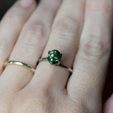 1.41CT AUSTRALIAN OVAL SAPPHIRE, PARTI GREEN YELLOW BLUE, 7.42X6.01X4.22MM EARLY ACCESS