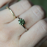 1.12CT ROUND PRECISION CUT AUSTRALIAN SAPPHIRE, GREEN, 6.15X4.05MM, UNTREATED EARLY ACCESS