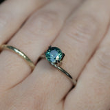 1.40CT ROUND MADAGASCAR SAPPHIRE, SILKY TEAL, 6.53X4.47MM EARLY ACCESS