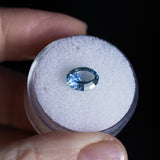 2.05CT TANZANIAN OVAL SAPPHIRE, PERIWINKLE BLUE AND PURPLE COLOR SHIFTING, 8.89X6.62X4.59MM, UNTREATED EARLY ACCESS