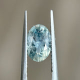 1.30CT OVAL MONTANA SAPPHIRE, LIGHT SKY BLUE, 8.35X5.71X3.62MM