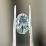 1.30CT OVAL MONTANA SAPPHIRE, LIGHT SKY BLUE, 8.35X5.71X3.62MM