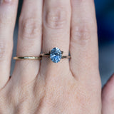 2.05CT TANZANIAN OVAL SAPPHIRE, PERIWINKLE BLUE AND PURPLE COLOR SHIFTING, 8.89X6.62X4.59MM, UNTREATED EARLY ACCESS