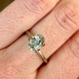 1.30CT OVAL MONTANA SAPPHIRE, LIGHT SKY BLUE, 8.35X5.71X3.62MM