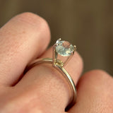 1.30CT OVAL MONTANA SAPPHIRE, LIGHT SKY BLUE, 8.35X5.71X3.62MM