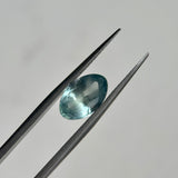 2.54CT MOVAL MONTANA SAPPHIRE, AQUA BLUE TEAL, 10.6X6.69X4.69MM, UNTREATED