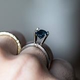 1.69CT ELONGATED FANCY CUSHION MONTANA SAPPHIRE, ROYAL OCEAN BLUE, 7.36X5.78X4.78MM