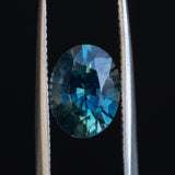 2.55CT OVAL MADAGASCAR SAPPHIRE, BLUE WITH TEAL AND BLUE-GREY, 9.71X7.53X4.83MM EARLY ACCESS