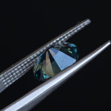 2.55CT OVAL MADAGASCAR SAPPHIRE, BLUE WITH TEAL AND BLUE-GREY, 9.71X7.53X4.83MM EARLY ACCESS