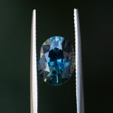 2.55CT OVAL MADAGASCAR SAPPHIRE, BLUE WITH TEAL AND BLUE-GREY, 9.71X7.53X4.83MM EARLY ACCESS