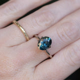 2.55CT OVAL MADAGASCAR SAPPHIRE, BLUE WITH TEAL AND BLUE-GREY, 9.71X7.53X4.83MM EARLY ACCESS