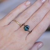 2.55CT OVAL MADAGASCAR SAPPHIRE, BLUE WITH TEAL AND BLUE-GREY, 9.71X7.53X4.83MM EARLY ACCESS