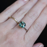 3.08CT SQUARE MADAGASCAR RADIANT CUT SAPPHIRE, MEDIUM TEAL BLUE GREEN, 7.58X7.72X5.72MM EARLY ACCESS