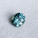 1.98CT OVAL PRECISION CUT MONTANA SAPPHIRE, OCEAN BLUE TEAL, 7.8X6.5MM
