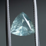 2.10CT TRILLION MALAWI SAPPHIRE, SEAFOAM GREEN-GREY, 8.4X6.6MM, UNTREATED