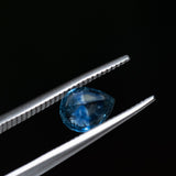 1.36CT PEAR MONTANA SAPPHIRE, PARTI BLUE WHITE, 7.76X6.42X3.89MM, UNTREATED