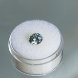 1.67CT OVAL MONTANA SAPPHIRE, PARTI LIGHT BLUE YELLOW, 7.3X6.1MM