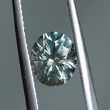 1.67CT OVAL MONTANA SAPPHIRE, PARTI LIGHT BLUE YELLOW, 7.3X6.1MM