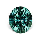 3.11CT OVAL BRILLIANT PRECISION CUT MONTANA SAPPHIRE, TEAL GREEN, 9.1x7.8MM