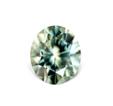 1.43CT OVAL BRILLIANT PRECISION CUT MONTANA SAPPHIRE, PARTI WHITE MINT BLUE, 7X6MM