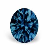 1.93CT PRECISION CUT OVAL BRILLIANT MONTANA SAPPHIRE, DEEP BLUE, 7.8X6.5MM