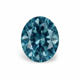 1.66CT OVAL PRECISION CUT MONTANA SAPPHIRE, TEAL BLUE COLOR SHIFTING, 7.5X6.2MM