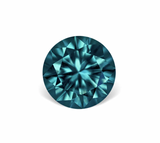 2.58CT ROUND BRILLIANT PRECISION CUT MONTANA SAPPHIRE, OCEAN BLUE AND TEAL, 8.2MM