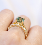 Celestial Pear Diamond Band